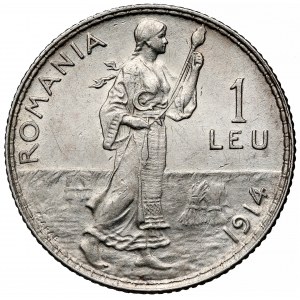Rumunia, Karol I, Leu 1914