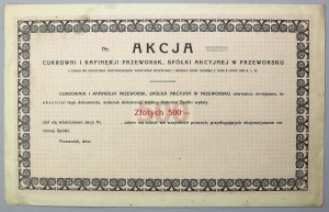 PRZEWORSK Cukrovar, Em.5, 500 PLN - prázdny