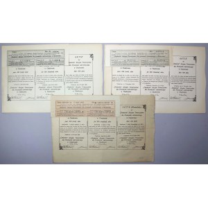 CHODORÓW..., 100 zł i 5x 100 zł 1925-28 (3szt)