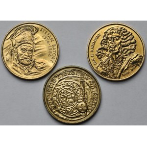 2 złote 1997-2000 - zestaw (3szt)