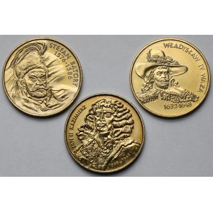 2 złote 1997-2000 - zestaw (3szt)