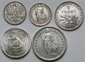 Evropa, sada mincí MIX (5 kusů)