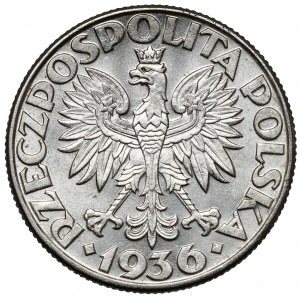 Żaglowiec 2 złote 1936