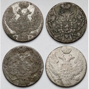10 groszy 1840 MW - zestaw (4szt)