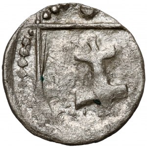 Ladislaus II Jagiello, Cracow denarius - double cross