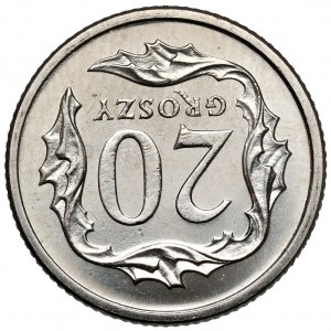Destrukt 20 groszy 2000 - odwrotka