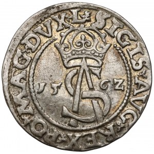 Zygmunt II August, Trojak Wilno 1562 - duża Pogoń