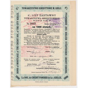 Kielce, TKM, List zastawny 1.000 zł 1944