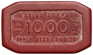 Free City of Danzig, Casino SOPOT (Zoppot) token - 1000 guilders
