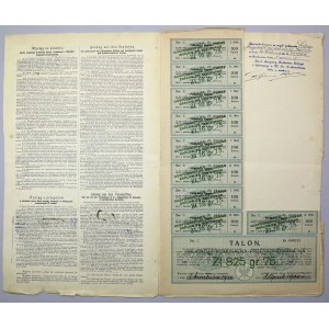 Lwów, Bank Krajowy Królestwa Galicyi..., Em. 4, Obligacja Komunalna 5.000 kr 1900
