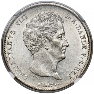Danimarca, Cristiano VIII, Rigsbankdaler 1847