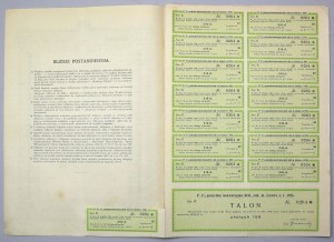 Lemberg, 4 % I-ein Feuer. Konvertierung König. Stoł., Anleihe 155 zl 1930 Ser.C