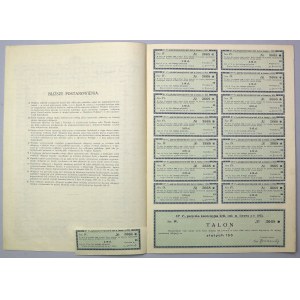 Lwów, 4% II-a Poż. Konwersyjna Król. Stoł., Obligacja 155 zł 1930 Ser.IV