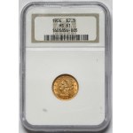 USA, 2-1/2 dollars 1906