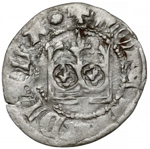 Ladislao II Jagiello, mezzo penny Cracovia - tipo 11 - senza segno - non descritto