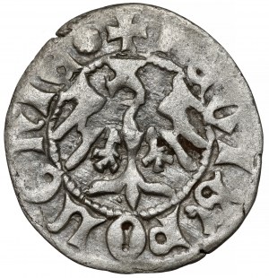 Ladislao II Jagiello, mezzo penny Cracovia - tipo 11 - senza segno - non descritto