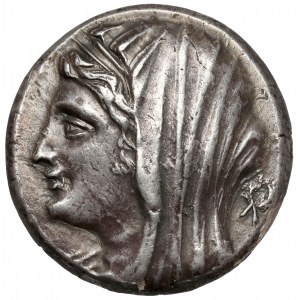 Grecja, Sycylia, Philistis (żona Hierona II) Tetradrachma (218/7-215 p.n.e.)