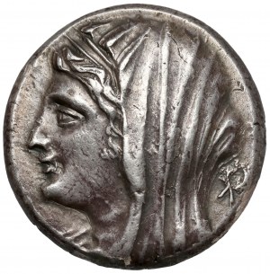 Greece, Sicily, Philistis (wife of Hieron II) Tetradrachma (218/7-215 BC).
