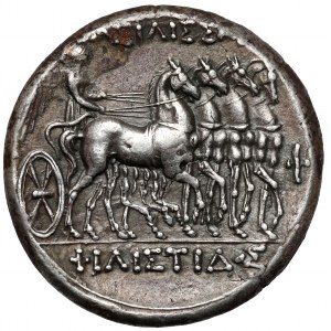 Grecja, Sycylia, Philistis (żona Hierona II) Tetradrachma (218/7-215 p.n.e.)