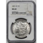 USA, 1 dollar 1891-CC, Morgan Dollar