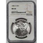 USA, 1 dollar 1882-S, Morgan Dollar