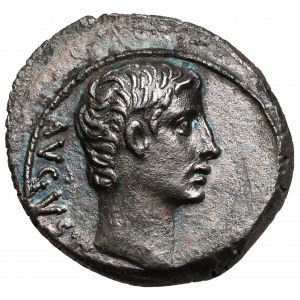 Oktawian August (27 p.n.e.-14 n.e.), Denar, Pergamum