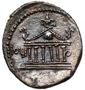 Octavian Augustus (27 B.C.-14 A.D.), Denarius, Pergamum