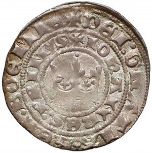 Bohemia, John I of Luxembourg (1310-1346) Prague penny - very nice