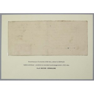 Strzemieszyce, WEKSEL na 500 rubli 1918