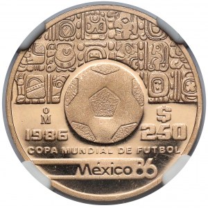 Mexico, 250 pesos 1986 World Cup Soccer