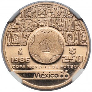 Mexico, 250 pesos 1986 World Cup Soccer
