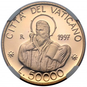 Vatican, 50 000 lires 1997-R, Rome - Jean-Paul II