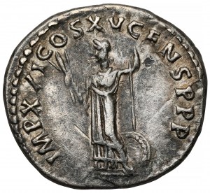 Domiziano (81-96 d.C.) Denario - errore nella legenda