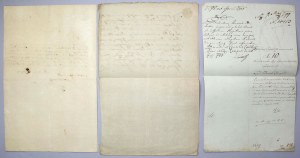 Papiery stemplowe, Galicja Wschodnia - Kraków, Lwów i Przemyśl 1795-1802 (3szt)