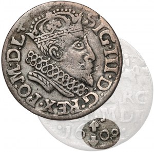 Sigismund III Vasa, Trojak Vilnius 1608 - Bogoria - b.rare
