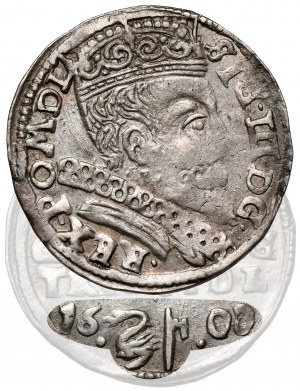 Zygmunt III Waza, Trojak Wilno 1600 - Łabędź - b.rzadki