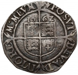 England, Elizabeth I, 6 pence 1562