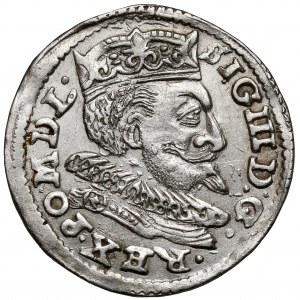 Zygmunt III Waza, Trojak Lublin 1599 - L z lewej