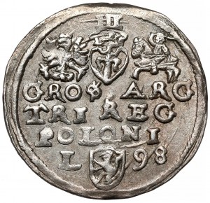 Zikmund III Vasa, Trojak Lublin 1598 - Zleva L