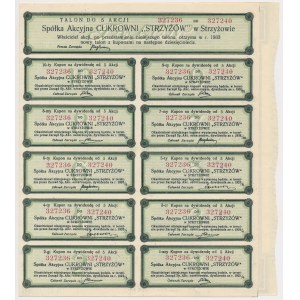 Cukrownia STRZYŻÓW, Em.1-7, 5x 5.000 mk