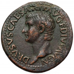 Druzus (nach 23 n. Chr.) Ass - geprägt unter Tiberius (14-37 n. Chr.) - selten