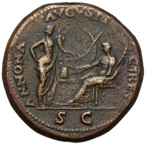 Nero (54-68 AD) Sesterc - rare