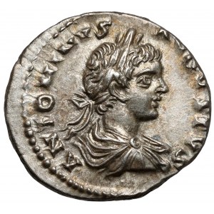 Karakalla (198-217 n.e.) Denar, Laodicea - piękny