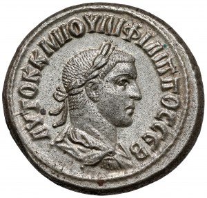 Philipp I. der Araber (244-249 n. Chr.) Tetradrachma, Antiochia - schön