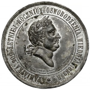 Pamätná medaila k oslobodeniu Viedne, Sobieski, 1883