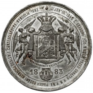 Medal Pamiątka oswobodzenia Wiednia, Sobieski, 1883