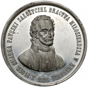 Medal, Piotr Skarga - założenie Bractwa Miłosierdzia, 1884