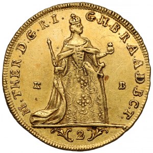 Maďarsko, Marie Terezie, 2 dukáty 1765 KB, Kremnica