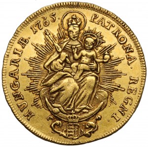 Hungary, Maria Theresa, 2 ducats 1765 KB, Kremnica