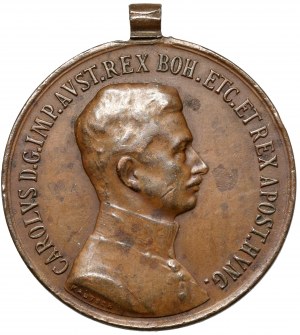 Austria-Hungary, Charles I, Medal for bravery - bronze